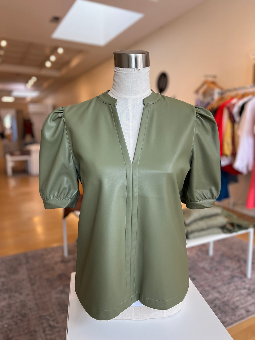 Jane Top- Dusty Olive