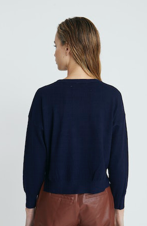 Polly Sweater - Navy Blue