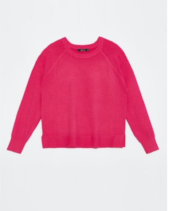 Lorraine Sweater- Hot Pink