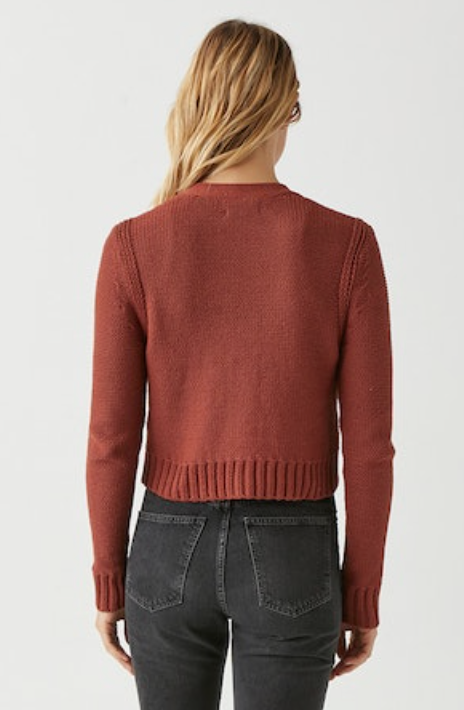 Fran Crop Sweater Cardigan