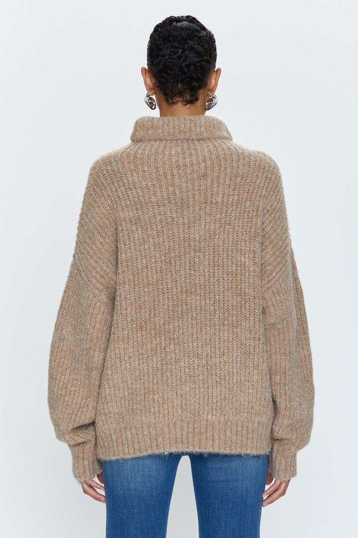 Ashley Turtleneck Sweater - Camel